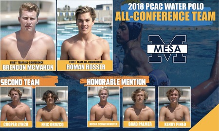 2018 Men's Water Polo PCAC All-Conference Awards