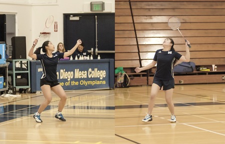 Aguilar and Panal Advance to Badminton State Championships